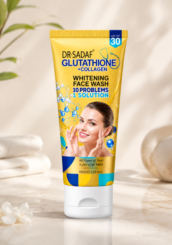 Glutathione Collagen Whitening Face Wash | Dr. Sadaf