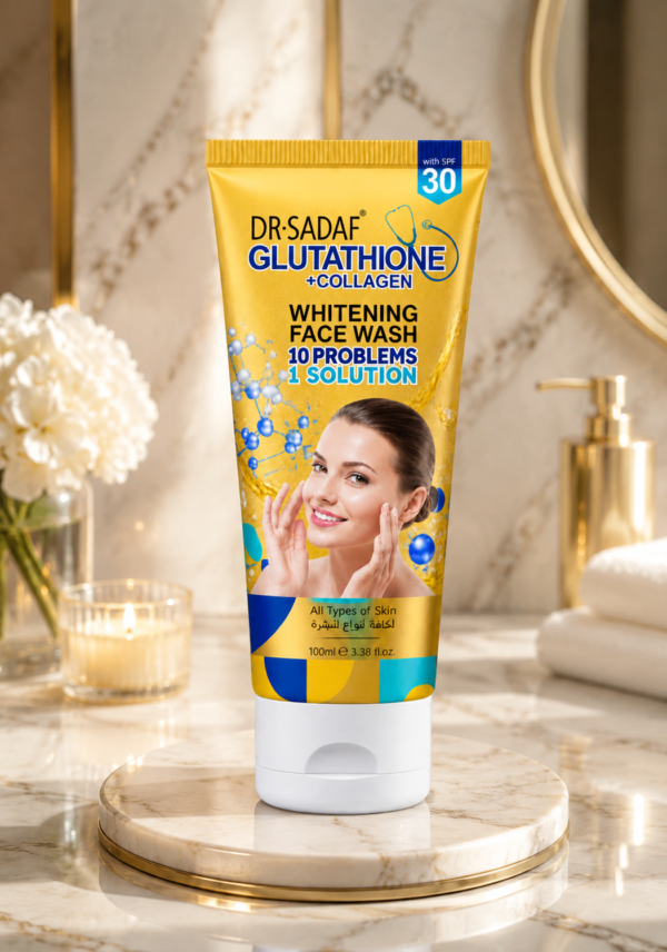 Glutathione Collagen Whitening Face Wash | Dr. Sadaf