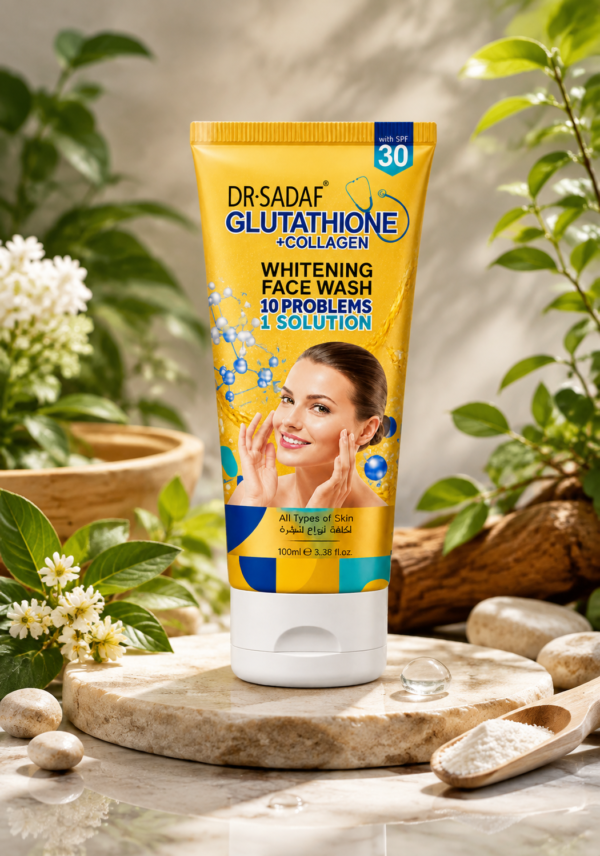 Glutathione Collagen Whitening Face Wash | Dr. Sadaf