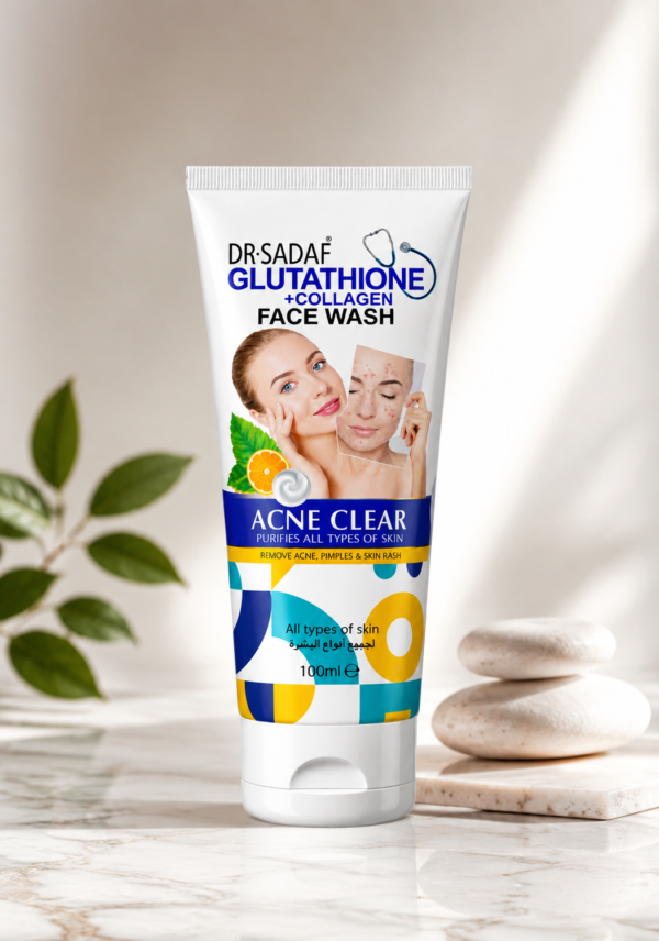 Glutathione + Collagen Acne Clear Face Wash 100ml