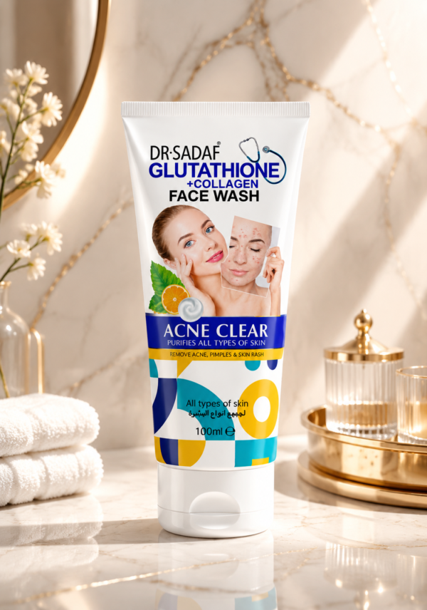 Glutathione + Collagen Acne Clear Face Wash 100ml